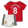 Officiële Voetbalshirt + Korte Broek Manchester United B.Fernandes 8 Thuis 2022-23 - Kids